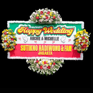 BUNGA PAPAN BANDUNG - WEDDING