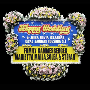 BUNGA PAPAN WEDDING